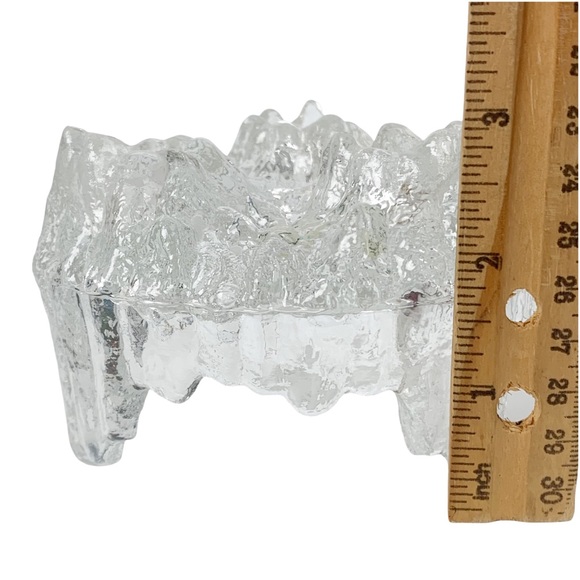 Vintage Accents Vintage Le Smith Crystal Ice Candle Holder